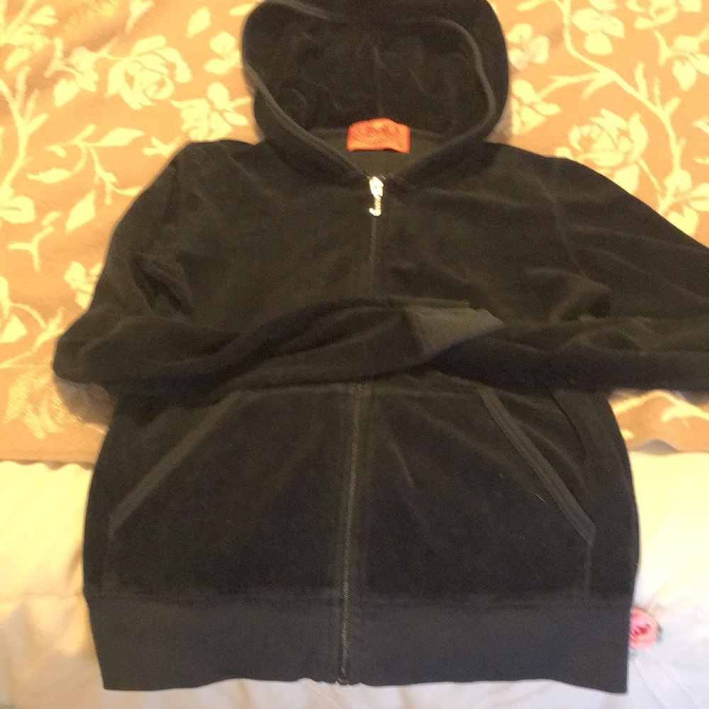 Juicy Conture Bling Velour Hoodie S